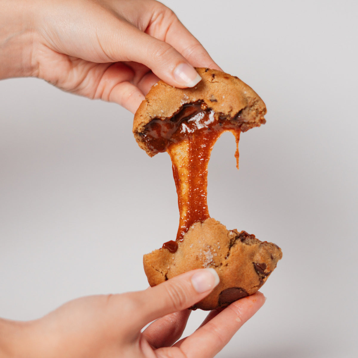 Cookie Recheado - Caramelo Salgado